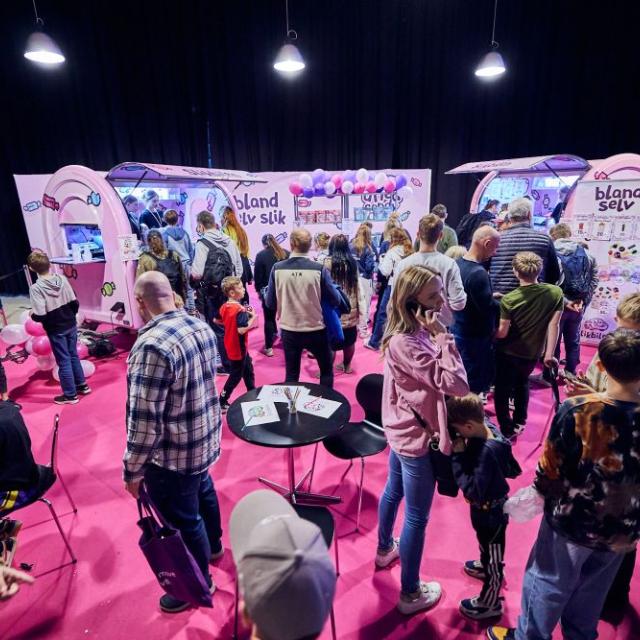 Spisesteder Gamebox: bland-selv-slik