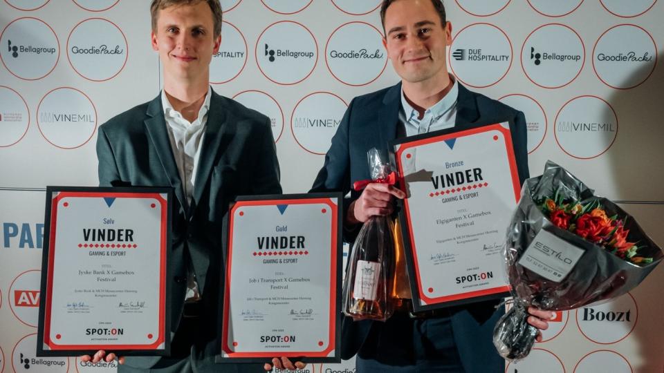 JOB I TRANSPORT X GAMEBOX FESTIVAL HÆDRET MED SPOT:ON ACTIVATION AWARD